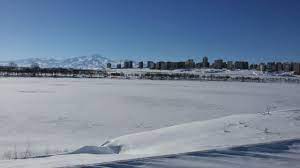 دریاچه شورابیل اردبیل یخ بست