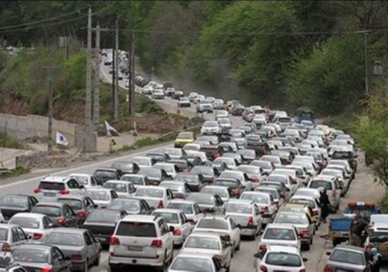 ترافیک سنگین در آزادراه تهران – شمال